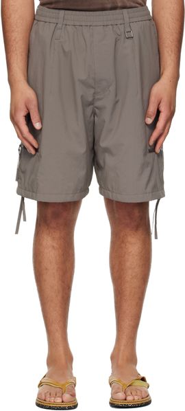 WOOYOUNGMI WOOYOUNGMI Gray Zip Detail Utility Shorts