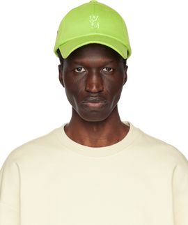 WOOYOUNGMI WOOYOUNGMI Green Embroidered Cap