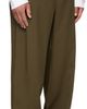 WOOYOUNGMI WOOYOUNGMI Khaki Twill Elasticized Waist Trousers - 2