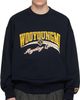 WOOYOUNGMI WOOYOUNGMI Navy Lenticular Logo Sweatshirt - 1