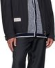 WOOYOUNGMI WOOYOUNGMI Navy Pin Stripe Zip-up Jacket - 4