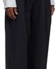 WOOYOUNGMI WOOYOUNGMI Navy Wool Stripe Wide Trousers - 2