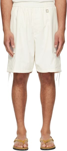 WOOYOUNGMI WOOYOUNGMI Off-White Zip Detail Utility Shorts