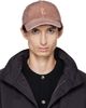 WOOYOUNGMI WOOYOUNGMI Pink Corduroy Denim Logo Ball Cap - 1