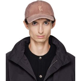 WOOYOUNGMI WOOYOUNGMI Pink Corduroy Denim Logo Ball Cap