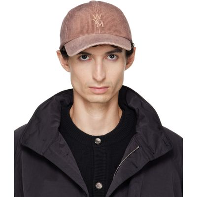 WOOYOUNGMI WOOYOUNGMI Pink Corduroy Denim Logo Ball Cap