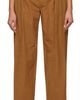 WOOYOUNGMI WOOYOUNGMI Tan Pleated Trousers - 1