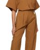 WOOYOUNGMI WOOYOUNGMI Tan Pleated Trousers - 4