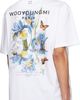 WOOYOUNGMI WOOYOUNGMI White Flower Back Logo T-shirt - 3