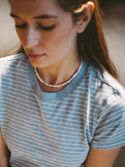 WorthWord Amy Pearl Necklace