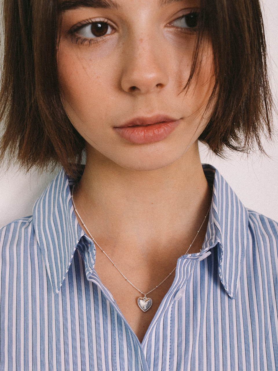 WorthWord L.C.A Heart Mini Necklace_ 2 Colors