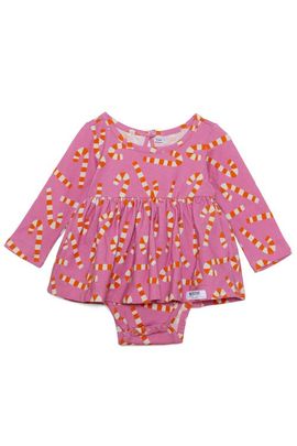 WORTHY THREADS WORTHY THREADS Christmas Long Sleeve Bubble Romper