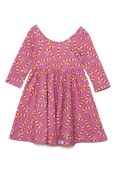 WORTHY THREADS WORTHY THREADS Girls Christmas Twirly Dress
