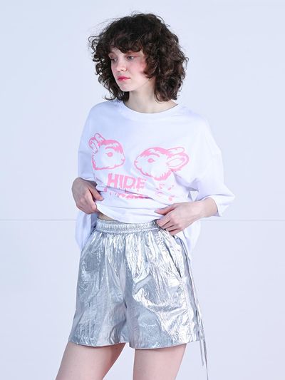 WOVEMENT Fairy Track Short Pants Silver WBDSPA001SV