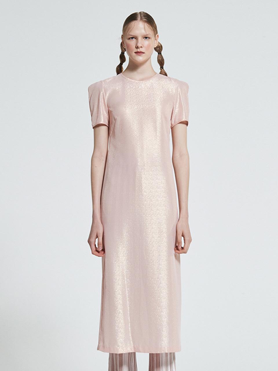 WOVEMENT Pearly Slim Dress Light Pink WBAFOP010LP