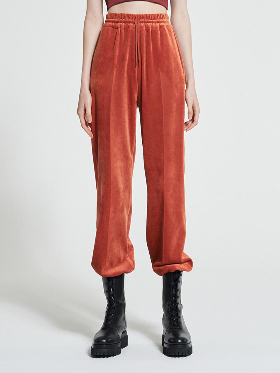 WOVEMENT Velour Jogger Pants WBAFPA003OR
