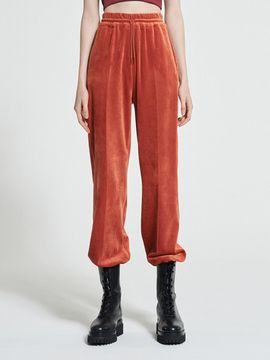 WOVEMENT Velour Jogger Pants WBAFPA003OR