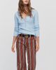 Wrangler 70s High Rise Flare Striped Jeans - 4