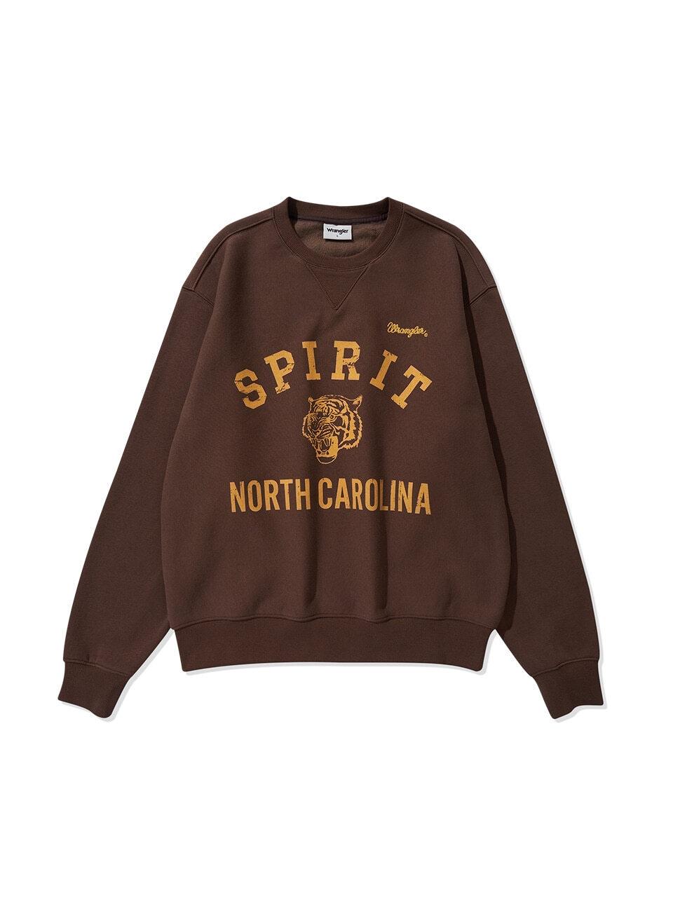 Wrangler Arch Tigher Fleece Sweatshirt Brown