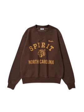Wrangler Arch Tigher Fleece Sweatshirt Brown