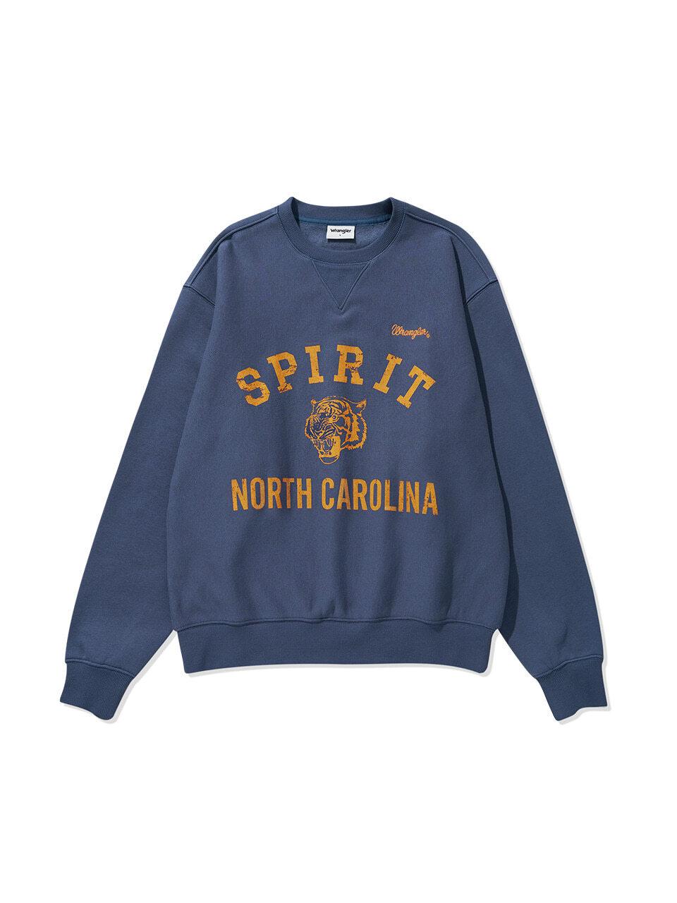 Wrangler Arch Tigher Fleece Sweatshirt Navy