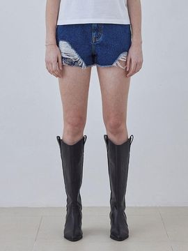 Wrangler Bandana Denim Shorts_Indigo Medium