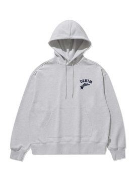 Wrangler Denim Star Hoodie Light Grey