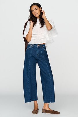 Wrangler High Rise Cowboy Barrel Jeans