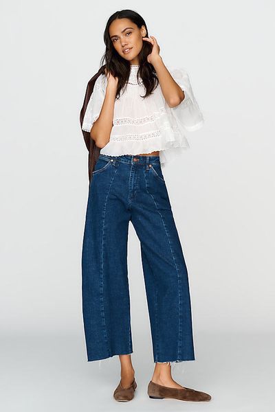 Wrangler High Rise Cowboy Barrel Jeans