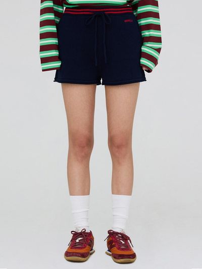 Wrangler Knit Short Shorts [Navy]