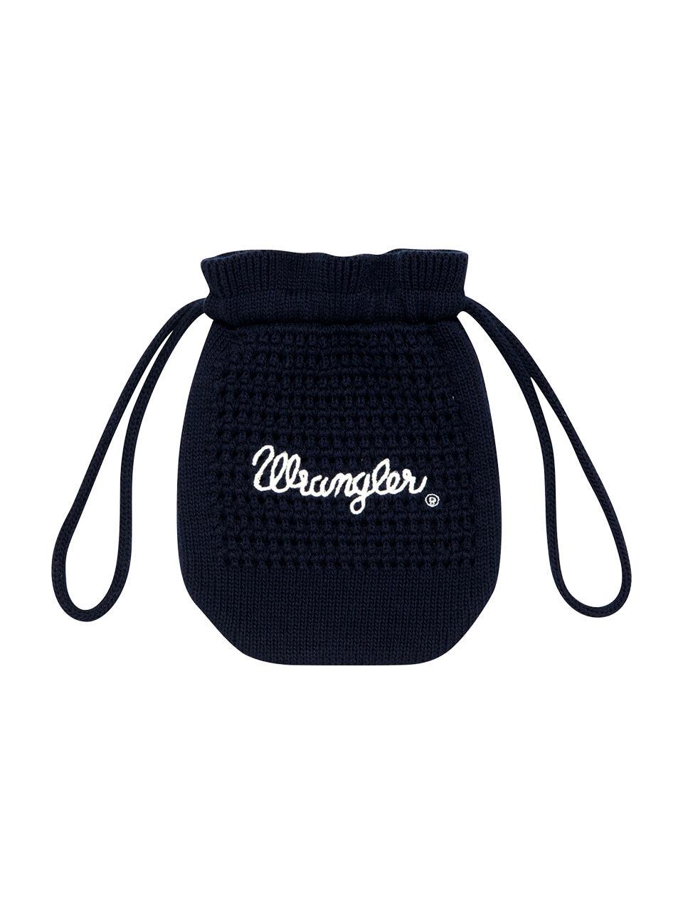 Wrangler Knitted String Bag [Navy]