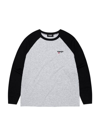 Wrangler Raglan Long Sleeve Knit Sweater [Black]