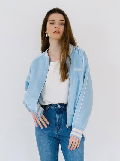 Wrangler Solid Silket Jacket_Blue