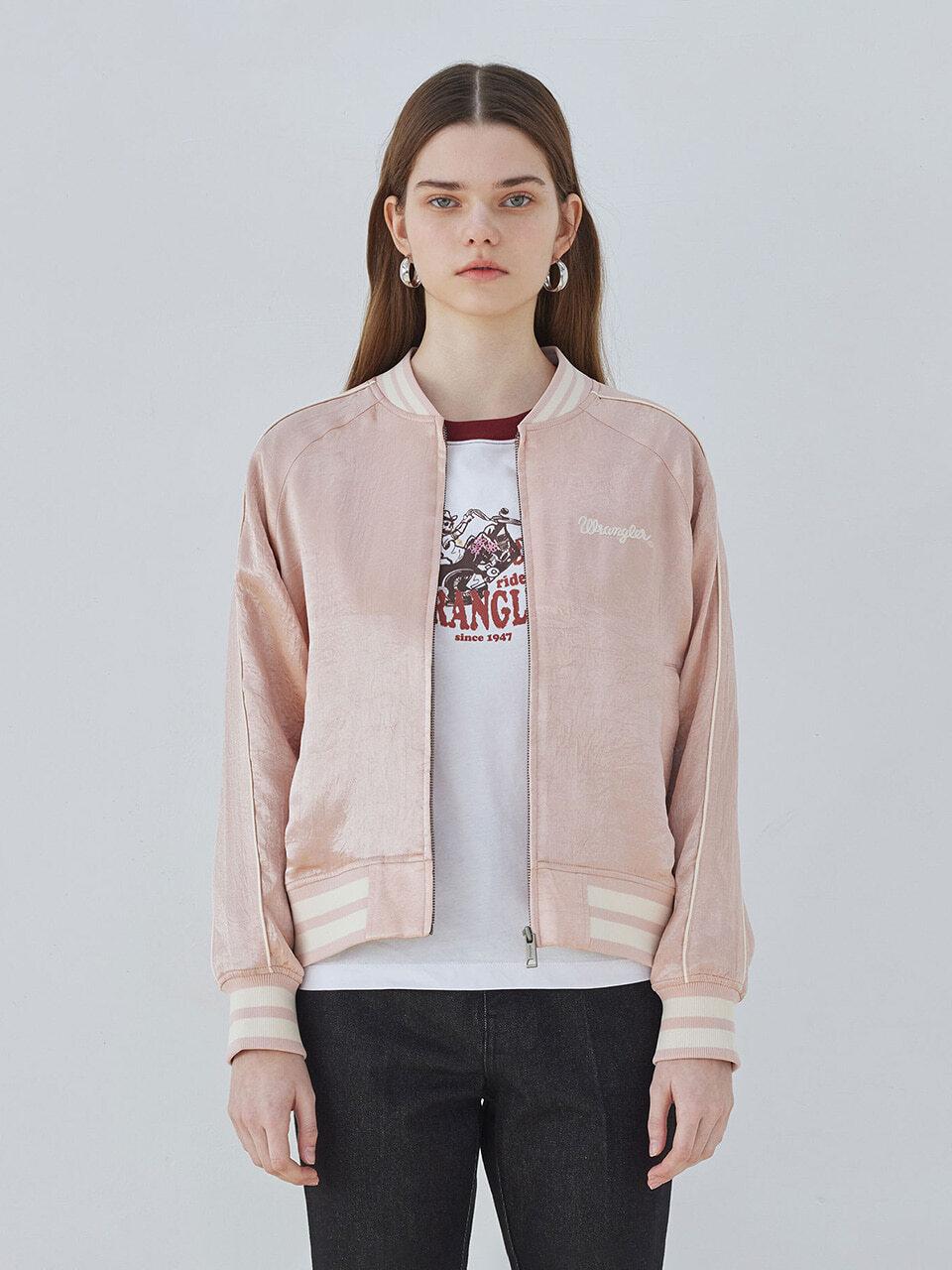 Wrangler Solid Silket Jacket_Pink
