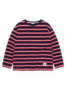 Wrangler Stripe Longsleeve T-Shirt [Navy]