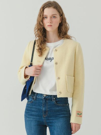 Wrangler Wool Cropped Jacket