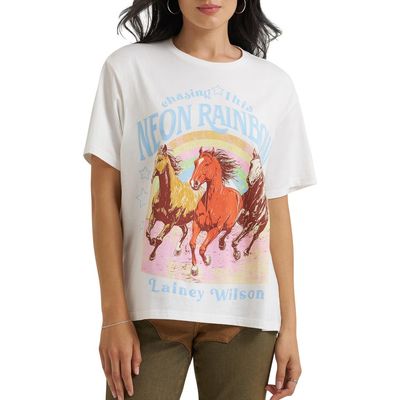 Wrangler Wrangler Lainey Wilson Chasing this Neon Rainbow Graphic Tee