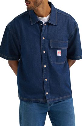 Wrangler Wrangler Short Sleeve Denim Overshirt