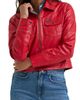 Wrangler Wrangler Slim Seamed Faux Leather Jacket - 1