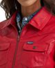 Wrangler Wrangler Slim Seamed Faux Leather Jacket - 3