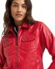 Wrangler Wrangler Slim Seamed Faux Leather Jacket - 4