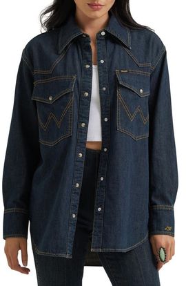 Wrangler Wrangler Western Denim Shirt