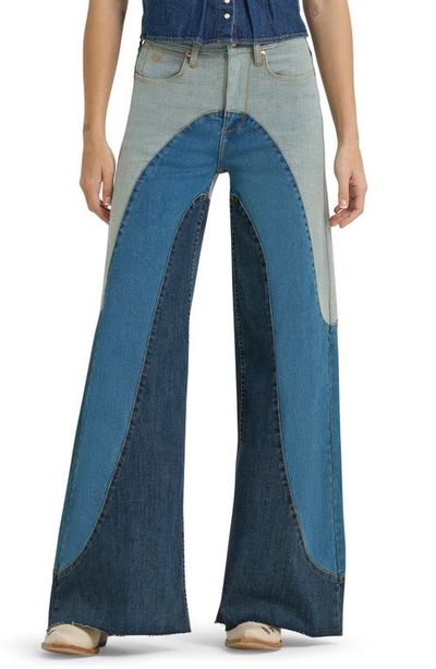 Wrangler Wrangler x Lainey Wilson Groovy Raw Hem Wide Leg Jeans