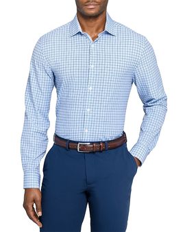 Wrk Wrk Regular Fit Check Performance Dress Shirt