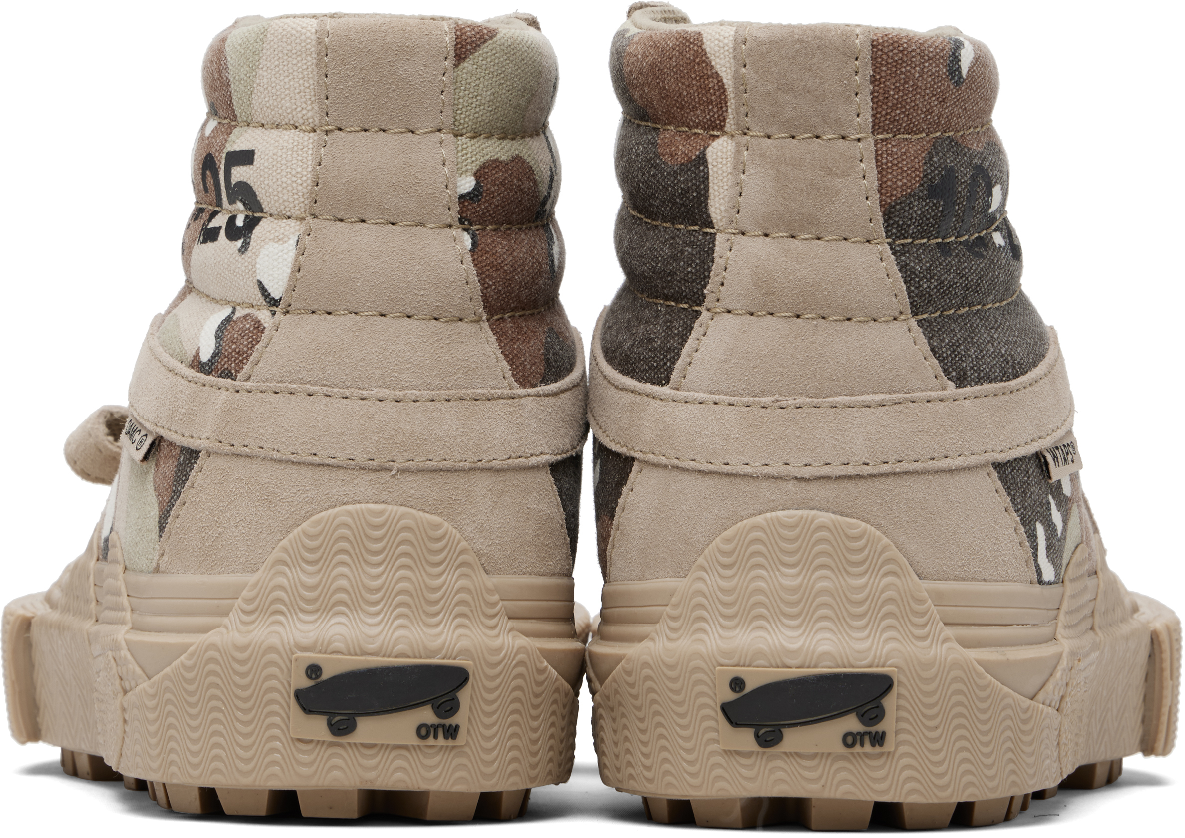 WTAPS - Beige Vans & OAMC Edition Sk8-Hi GL Lug Sneakers