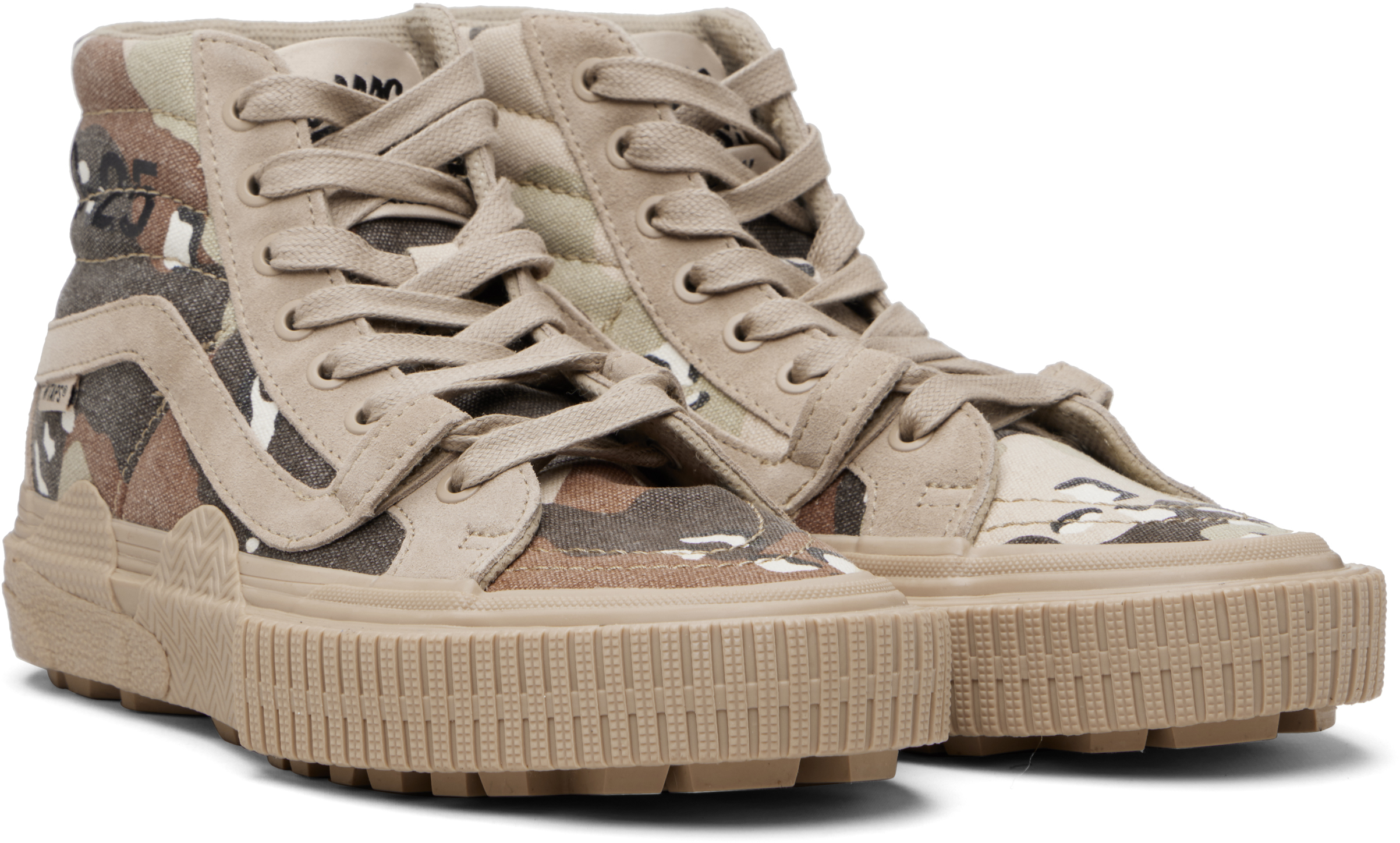 WTAPS - Beige Vans & OAMC Edition Sk8-Hi GL Lug Sneakers