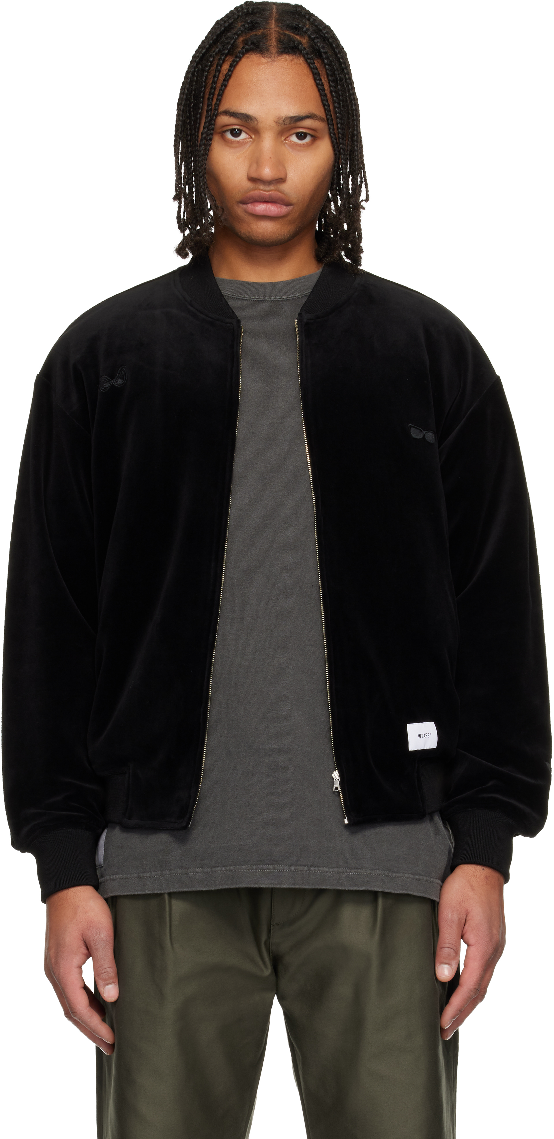 WTAPS - Black Athletic Track Jacket