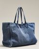 Wyeth 100% Cotton Denim Tote Bag - 1