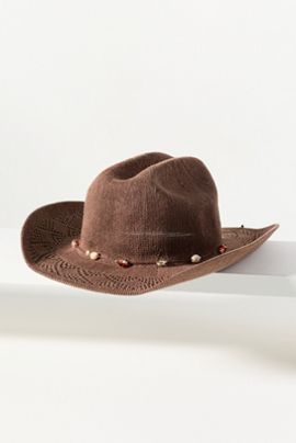 Wyeth Beaded Nubby Rancher Hat