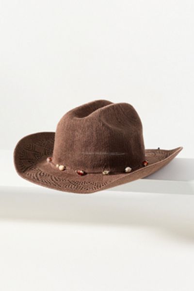 Wyeth Beaded Nubby Rancher Hat